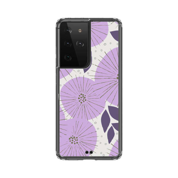 Lavender Flower Pattern Samsung Galaxy S21 Ultra 5G Case