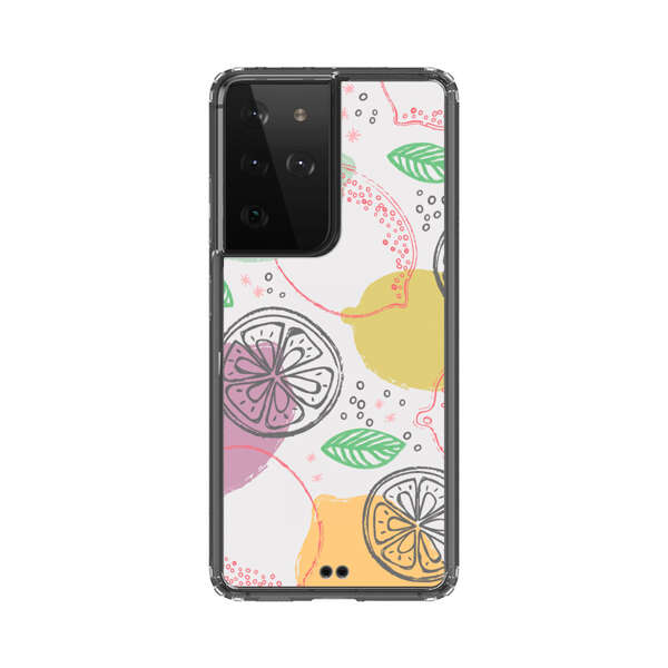 Lemon Colorful Abstract Pattern Samsung Galaxy S21 Ultra 5G Case