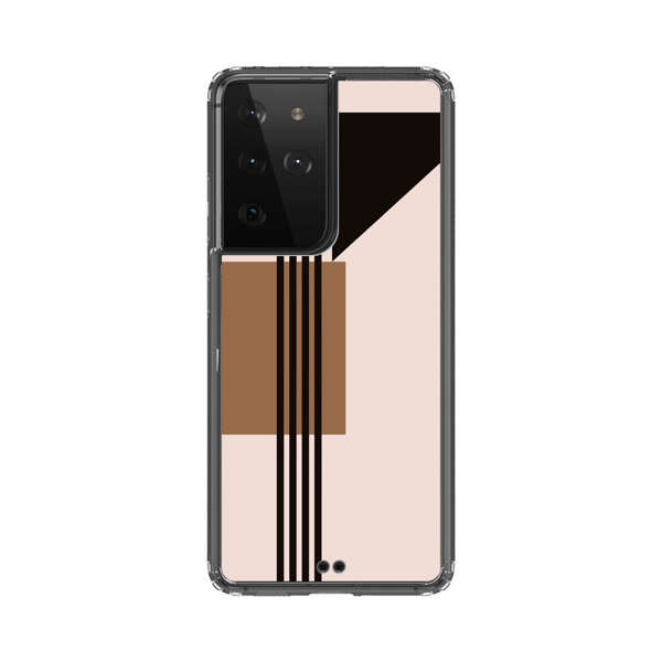 Minimalist Abstract Geometric Design Samsung Galaxy S21 Ultra 5G Case