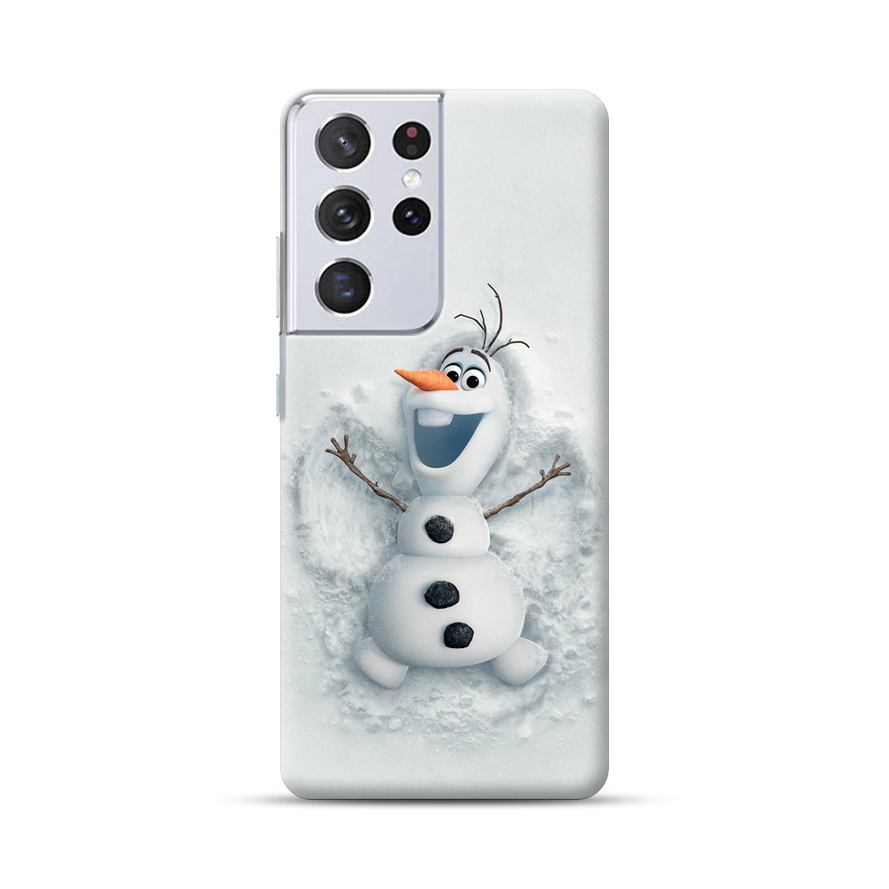 frozen snowman Samsung Galaxy S21 Ultra 5G Hard Case