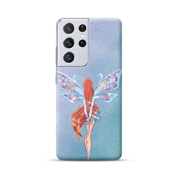 Magical Fairy with Sparkling Wings Samsung Galaxy S21 Ultra 5G Hard Case