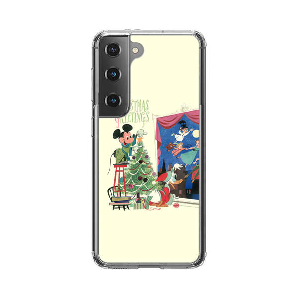 Christmas Disney Mickey Mouse and Peter Pan Samsung Galaxy S22 5G Case