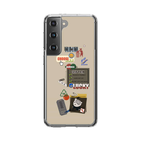 Creative Collage of Motivational Elements Samsung Galaxy S22 5G Case