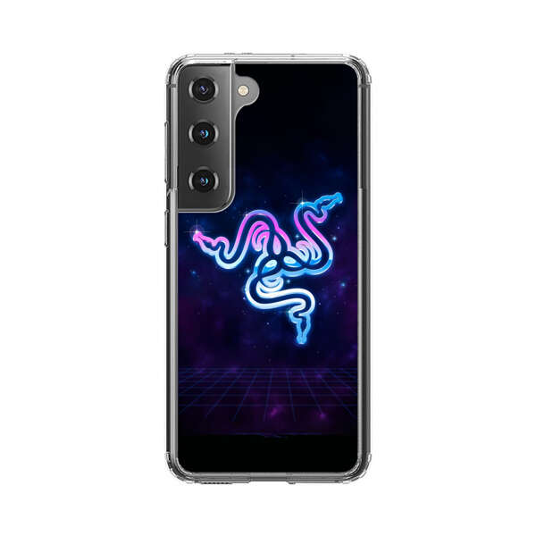 Glowing Neon Triple Snake Samsung Galaxy S22 5G Case