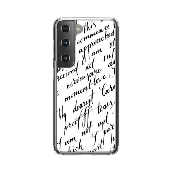 Handwritten Calligraphy Samsung Galaxy S22 5G Case