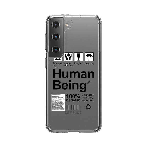 Human Being Fragile Label Design Samsung Galaxy S22 5G Case