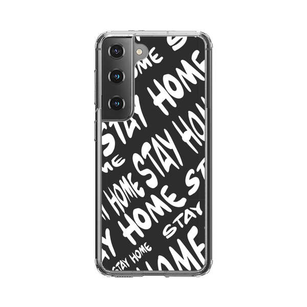Stay Home Pattern Samsung Galaxy S22 5G Case