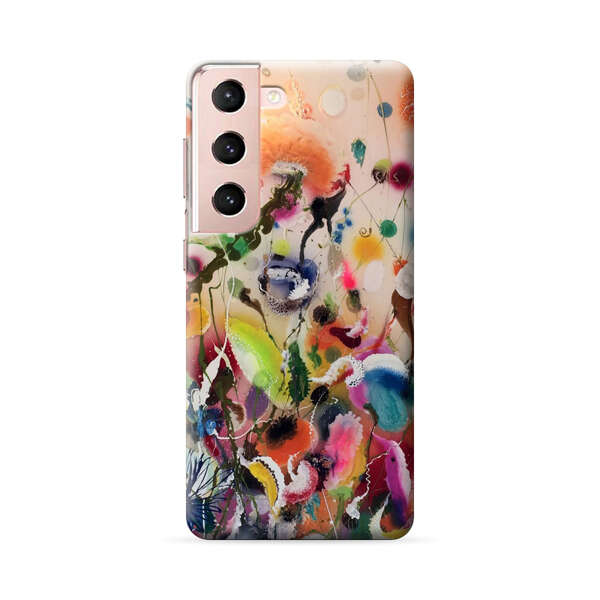 Colorful Abstract Art Samsung Galaxy S22 5G Hard Case