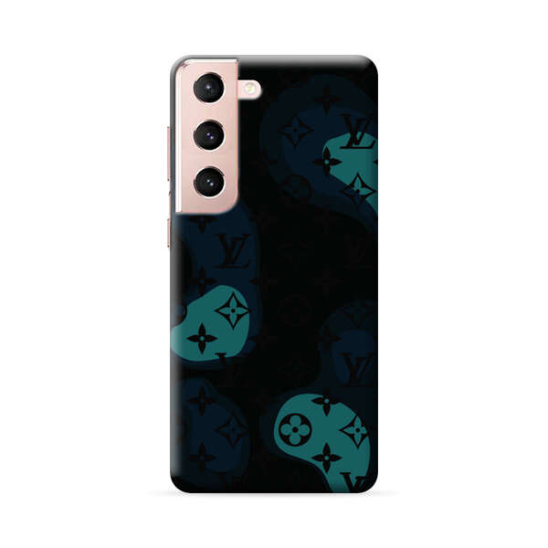 Modern Abstract Question Marks with Luxury Motifs Samsung Galaxy S22 5G Hard Case