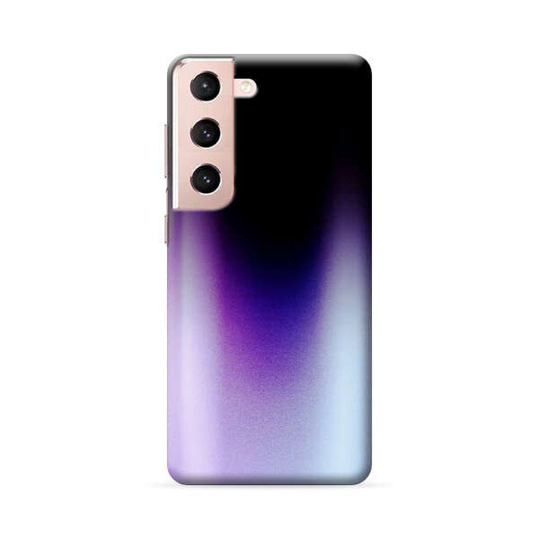 Purple Blue Gradient Flame Samsung Galaxy S22 5G Hard Case