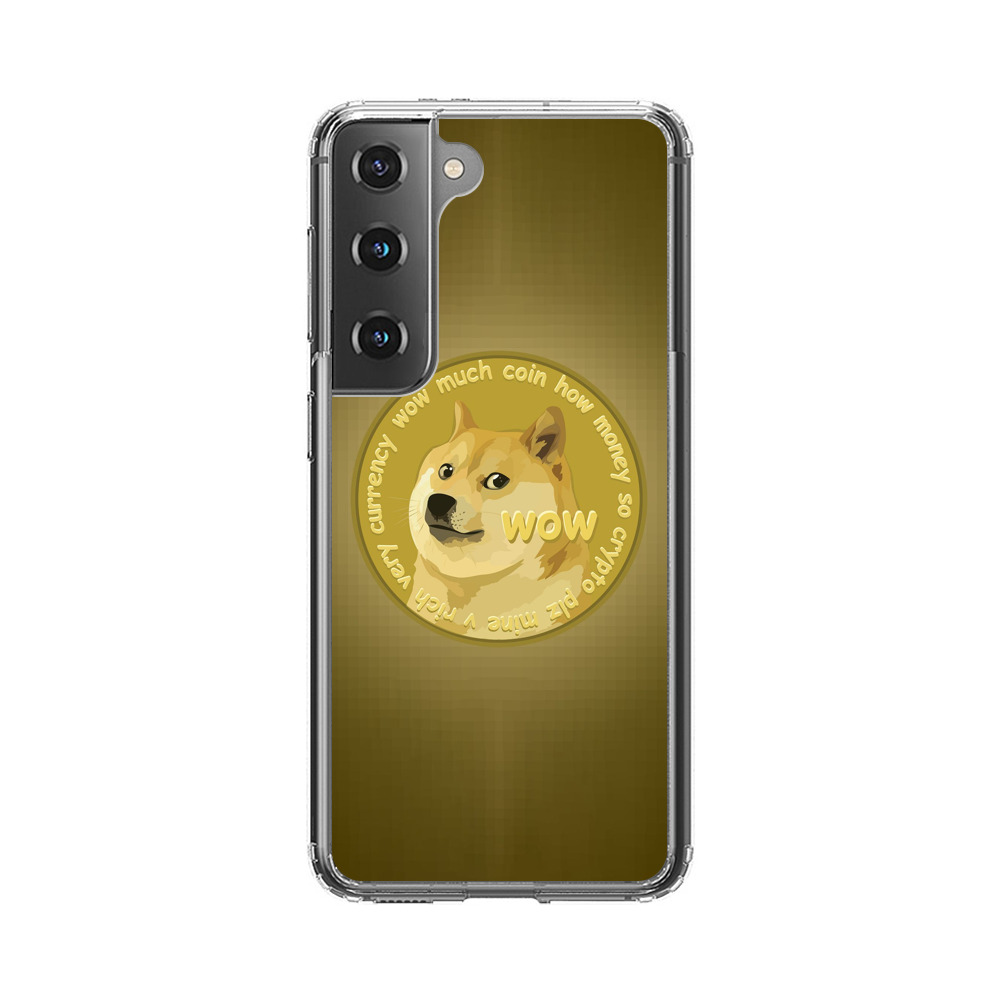 Golden Dogecoin Coin Samsung Galaxy S22 Plus 5G Case
