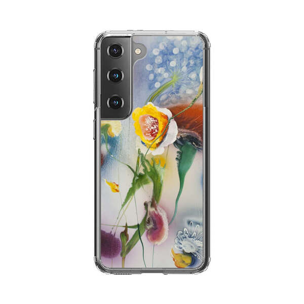 Abstract Colorful Flowers Samsung Galaxy S22 Plus 5G Case