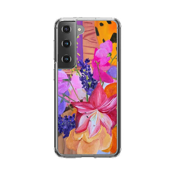Bright Vibrant Floral Still Life Samsung Galaxy S22 Plus 5G Case