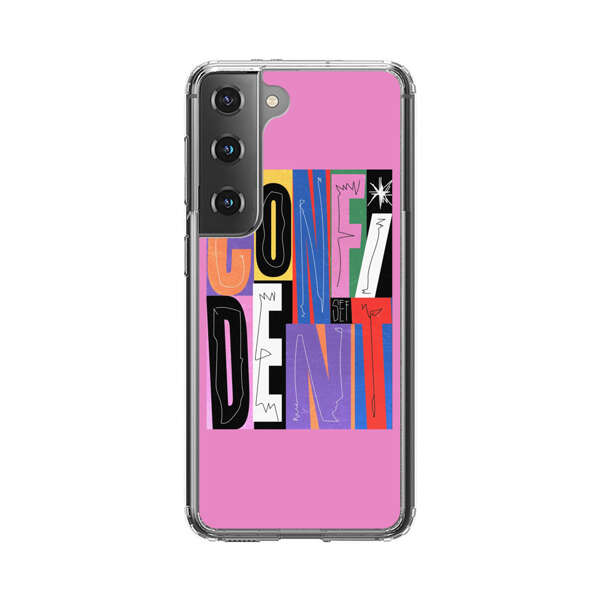 Confident Bold Colorful Typography Samsung Galaxy S22 Plus 5G Case