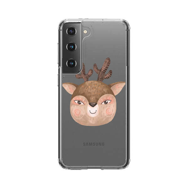 Cute Cartoon Deer Face Samsung Galaxy S22 Plus 5G Case