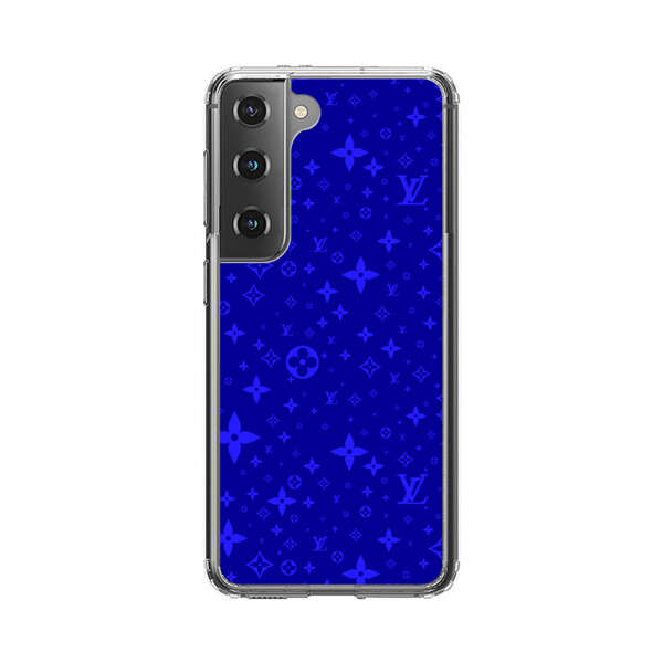 Luxury Blue Designer Pattern Samsung Galaxy S22 Plus 5G Case