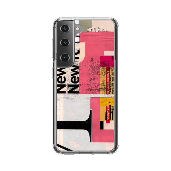 Modern Abstract Collage Artwork Samsung Galaxy S22 Plus 5G Case