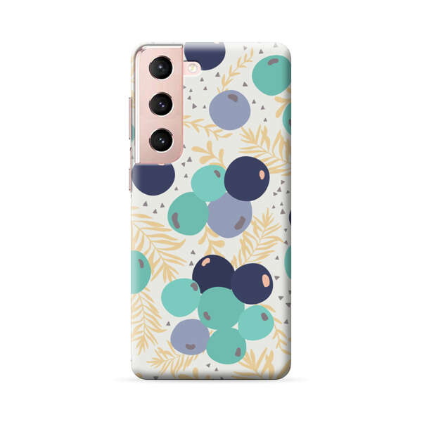 Abstract Berries Pattern Samsung Galaxy S22 Plus 5G Hard Case
