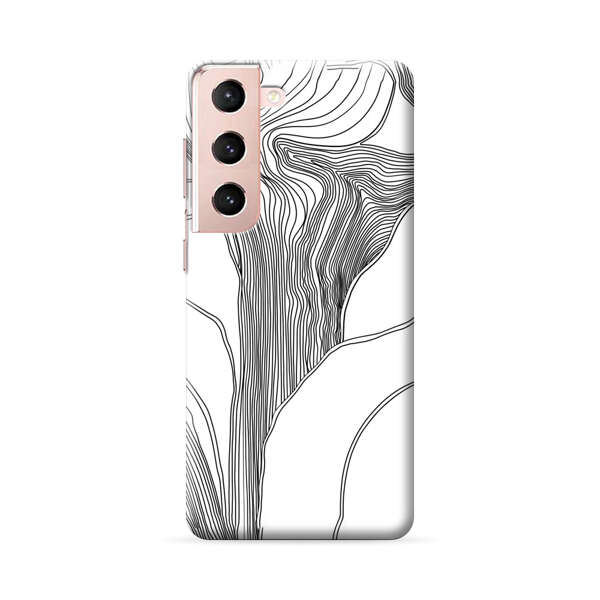 Abstract Line Art Design Samsung Galaxy S22 Plus 5G Hard Case