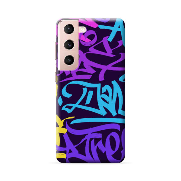 Colorful Graffiti Pattern Samsung Galaxy S22 Plus 5G Hard Case