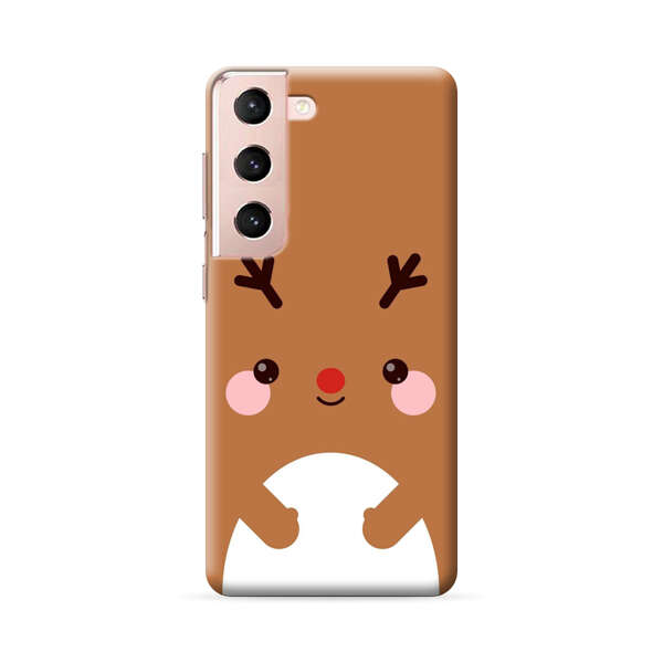 Cute Minimalist Reindeer Cartoon Samsung Galaxy S22 Plus 5G Hard Case