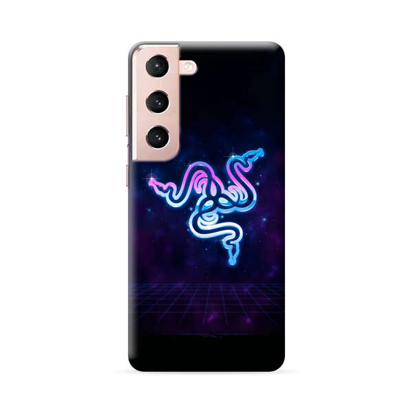 Glowing Neon Triple Snake Samsung Galaxy S22 Plus 5G Hard Case