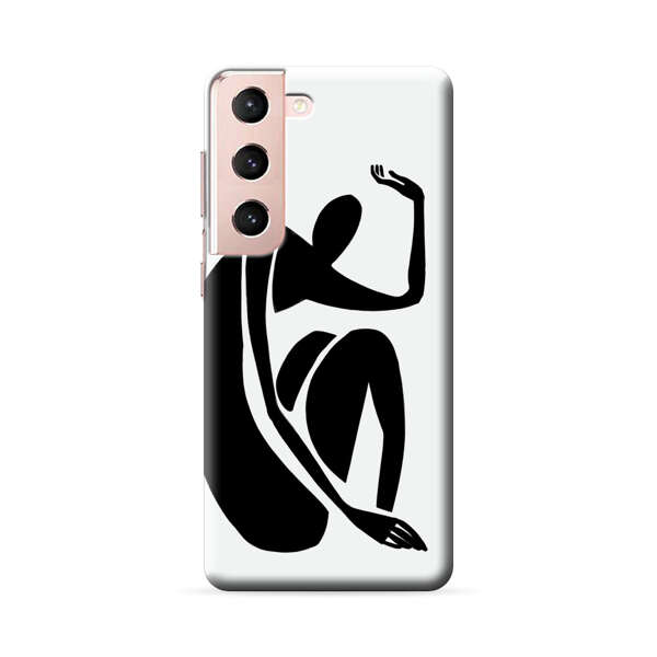 Minimalist Abstract Human Figure Samsung Galaxy S22 Plus 5G Hard Case