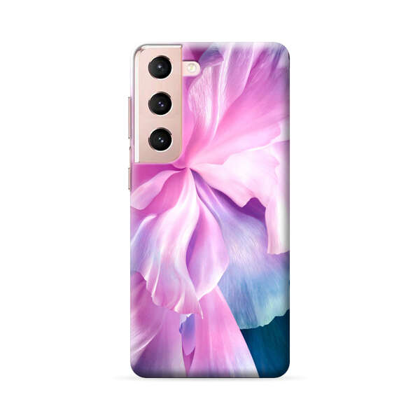 Pink Purple Flower Petals Samsung Galaxy S22 Plus 5G Hard Case