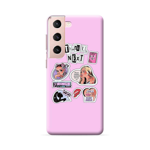 Pop Art Fashion Stickers Samsung Galaxy S22 Plus 5G Hard Case