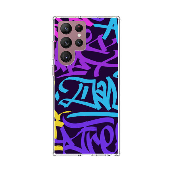 Colorful Graffiti Pattern Samsung Galaxy S22 Ultra 5G Case