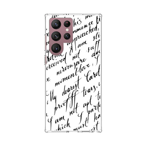 Handwritten Calligraphy Samsung Galaxy S22 Ultra 5G Case