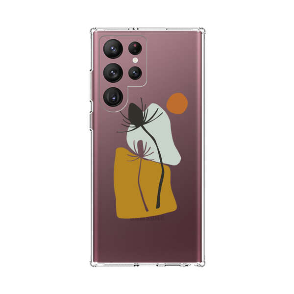 Minimalist Abstract Nature Design Samsung Galaxy S22 Ultra 5G Case