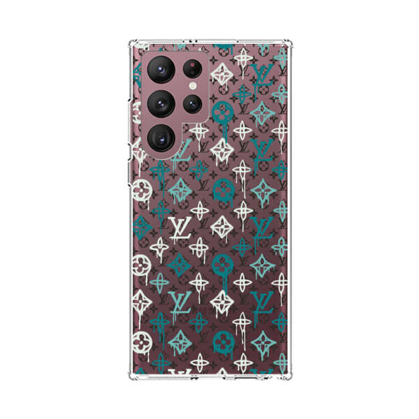 Skull Luxury Logo Pattern Samsung Galaxy S22 Ultra 5G Case