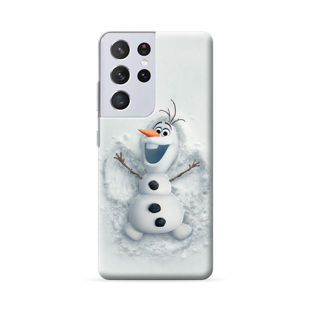 frozen snowman Samsung Galaxy S22 Ultra 5G Hard Case