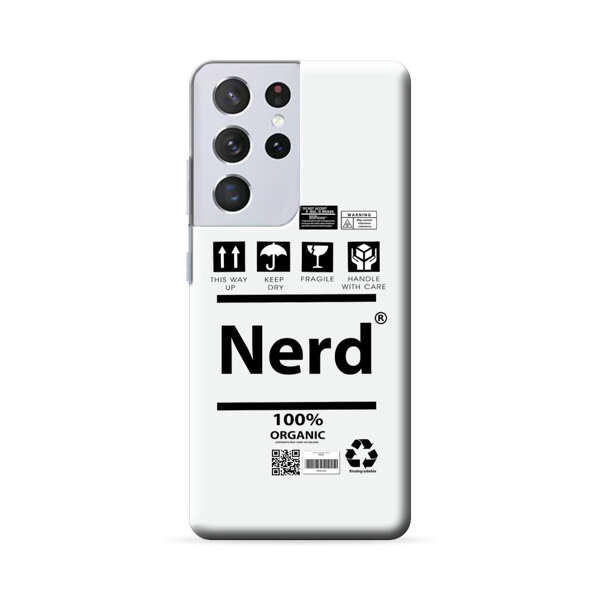 Minimalist Nerd Shipping Icons Design Samsung Galaxy S22 Ultra 5G Hard Case