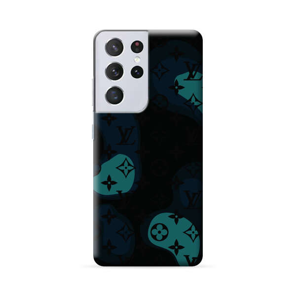 Modern Abstract Question Marks with Luxury Motifs Samsung Galaxy S22 Ultra 5G Hard Case