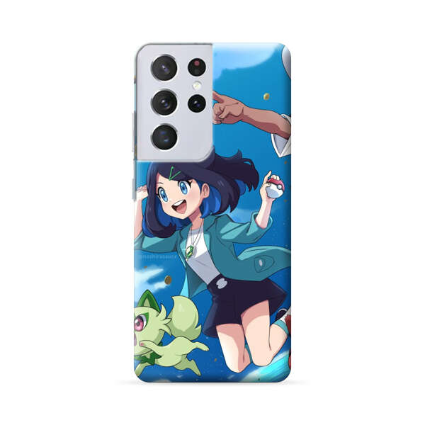 Vibrant Cartoon Characters Adventure Samsung Galaxy S22 Ultra 5G Hard Case