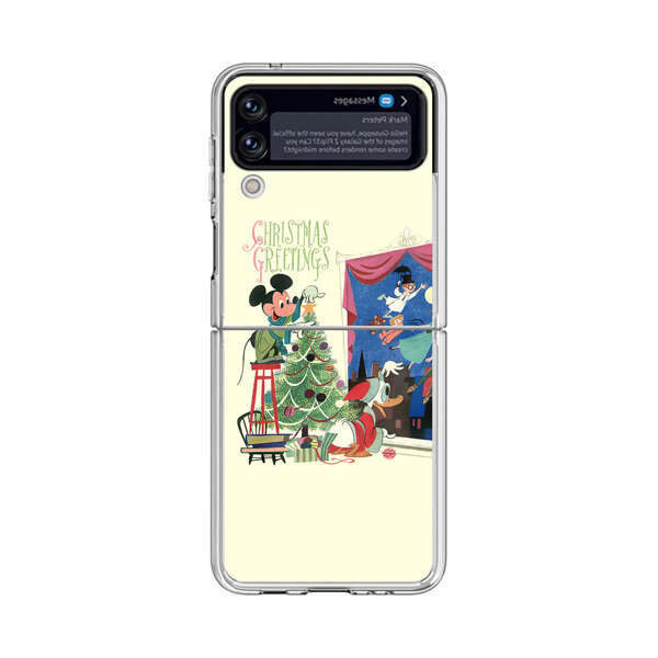 Christmas Disney Mickey Mouse and Peter Pan Samsung Galaxy Z Flip 3 (5G) Case