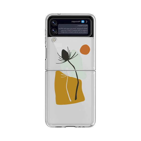 Minimalist Abstract Nature Design Samsung Galaxy Z Flip 3 (5G) Case