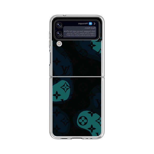 Modern Abstract Question Marks with Luxury Motifs Samsung Galaxy Z Flip 3 (5G) Case