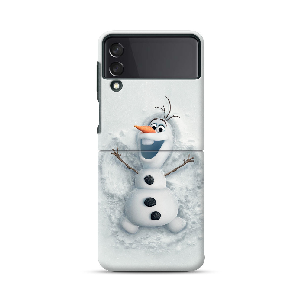 frozen snowman Samsung Galaxy Z Flip 3 (5G) Hard Case