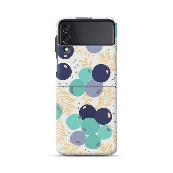 Abstract Berries Pattern Samsung Galaxy Z Flip 3 (5G) Hard Case