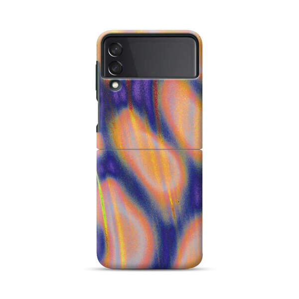 Abstract Vibrant Swirl Art Samsung Galaxy Z Flip 3 (5G) Hard Case