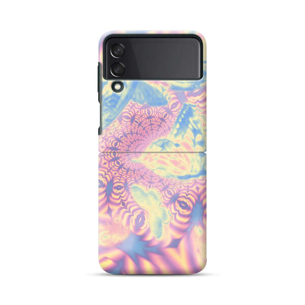 Ethereal Butterflies Psychedelic Swirl Samsung Galaxy Z Flip 3 (5G) Hard Case
