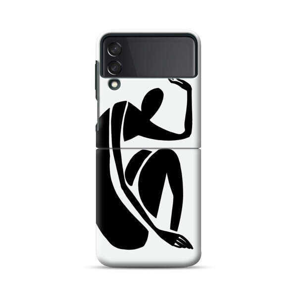 Minimalist Abstract Human Figure Samsung Galaxy Z Flip 3 (5G) Hard Case