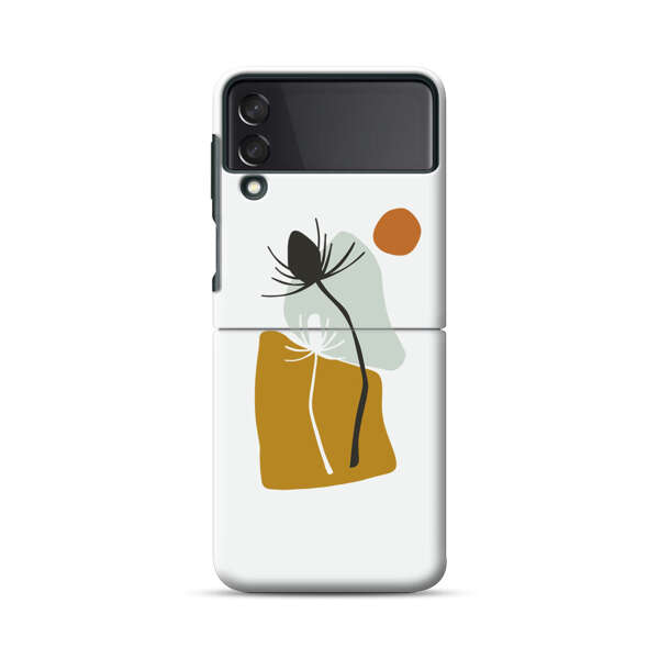 Minimalist Abstract Nature Design Samsung Galaxy Z Flip 3 (5G) Hard Case