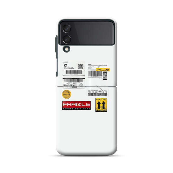 Shipping Labels and Fragile Handling Stickers Samsung Galaxy Z Flip 3 (5G) Hard Case