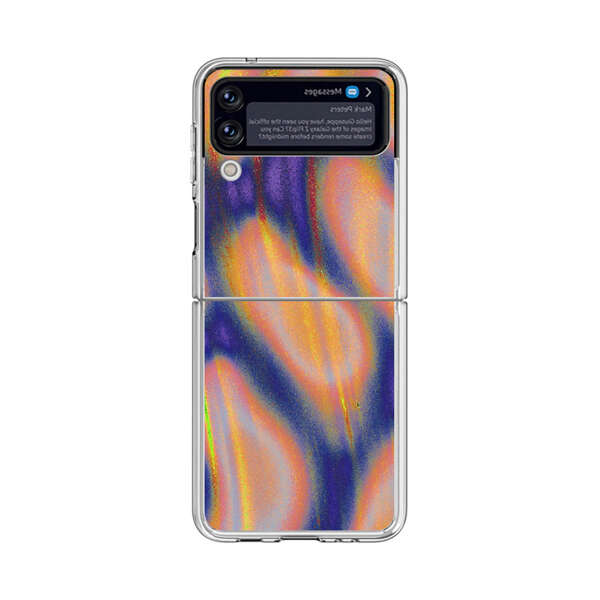 Abstract Vibrant Swirl Art Samsung Galaxy Z Flip 4 Case