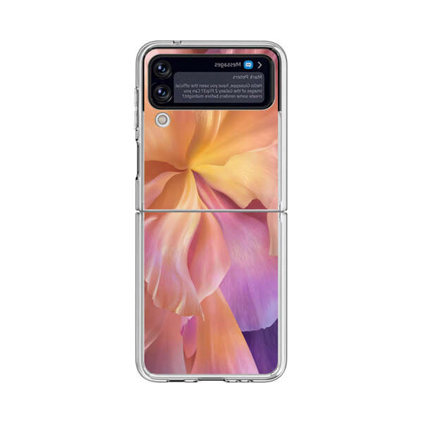 Pastel Petal Flower Closeup Samsung Galaxy Z Flip 4 Case