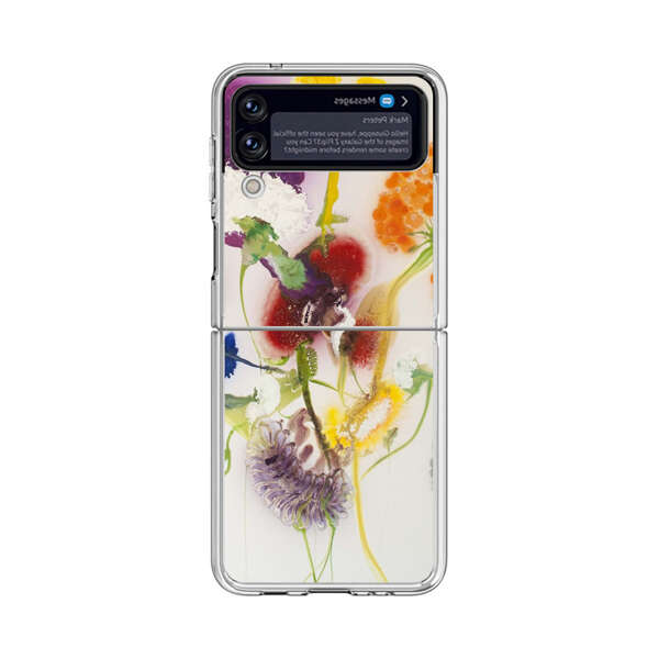 Vibrant Abstract Floral Artwork Samsung Galaxy Z Flip 4 Case